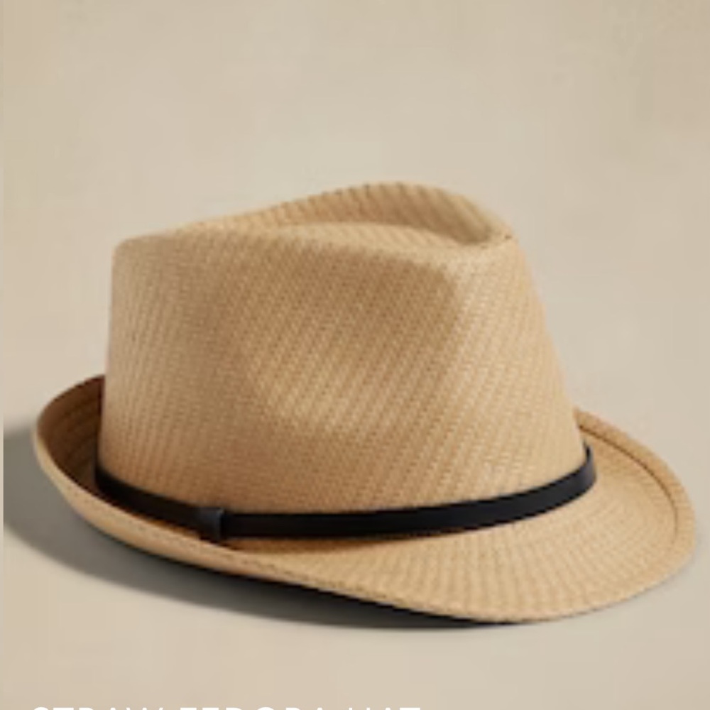 Straw Fedora Hat